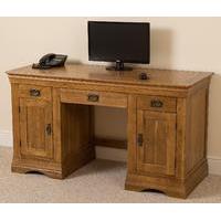 French Chateau Rustic Computer Desk