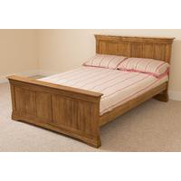 French 5ft Kingsize Bed Frame with Memory Foam Mattress