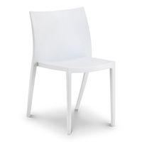 fresco stacking chair white