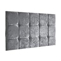 Frampton Monreal Velluto Headboard Silver Small Double