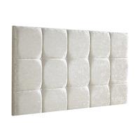 Frampton Monreal Velluto Headboard Pearl Double