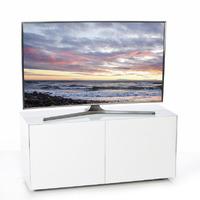 frank olsen intel 1100 white gloss intelligent tv cabinet