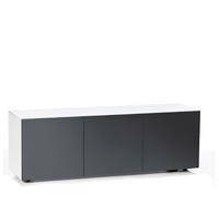 Frank Olsen Intel 1500 White / Grey Gloss Intelligent TV Cabinet (Assembled)