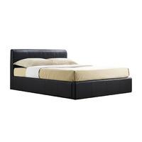 Frankfurt Leather Ottoman Storage Bed Kingsize