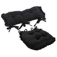 Frilled Seat Pads (Set of 8 cushions)