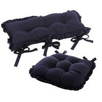 Frilled Seat Pads (Set of 8 cushions)