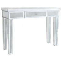 Frosted Diamond Crush Mirrored Console Table