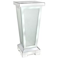 frosted diamond crush mirrored pillar