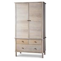 Frank Hudson Wycombe Oak Wardrobe 2 Shelves