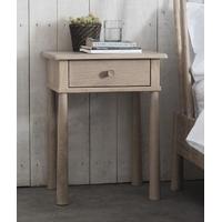 Frank Hudson Wycombe Oak Bedside Table - 1 Drawer