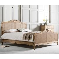 frank hudson chic weathered with cane bed 5ft king size