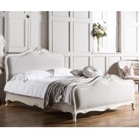 frank hudson chic chalk with subtle grey linen bed