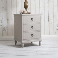 Frank Hudson Annecy Soft Grey Bedside Cabinet