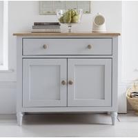 Frank Hudson Marlow Soft Grey Paint Sideboard - 2 Door 1 Drawer