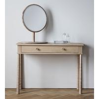 frank hudson wycombe oak dressing table with drawer