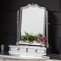 Frank Hudson Chic Silver Dressing Table Mirror