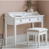 Frank Hudson Aurelia Chalk Dressing Table - 6 Drawer