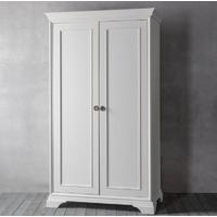 Frank Hudson Aurelia Chalk Wardrobe with Mirror - 2 Door