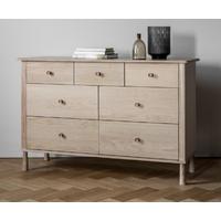 frank hudson wycombe oak chest of drawer 7 drawer