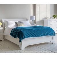 Frank Hudson Aurelia Chalk Bedstead - Low Foot End