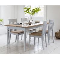 Frank Hudson Marlow Soft Grey Paint Dining Table