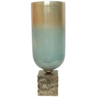 Frosted Bermuda Glass Vase on Stem (Set of 3)