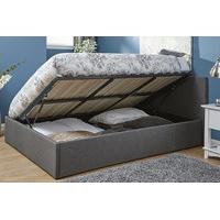 From £149 (from FTA Furnishing) for a grey fabric side lift ottoman storage bed, include a memory foam mattress from £209 - select from four sizes an