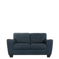 franco leather button back loveseat