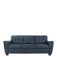 Franco Leather Buttoned Back 3 Seater Sofa