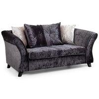 Freya 2 Seater Sofa Ebony Dark Legs