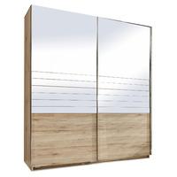 Francis 2 Door Sliding Mirrored Wardrobe 200cm