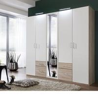 Fresh Wardrobe 4 Doors 1 Mirror Door 4 Drawers