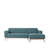 Frederick right-hand corner sofa in powder blue
