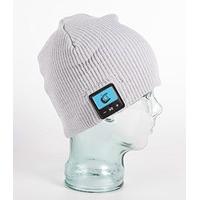 Freestyle Smart Beanie - Bluetooth Hat HD Speakers & Mic - Grey Fine Rib Design