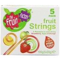 Fruit Factory Strawberry, Apple and Orange Fruit Strings 100 g (Pack of 5)