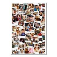 friends polaroids poster white framed 965 x 66 cms approx 38 x 26 inch ...