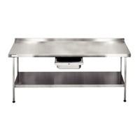 franke f20603w stainless steel wall table fully assembled