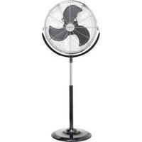 free standing fan sygonix fes 45a 140 w w x h 54 cm x 130 cm black sil ...