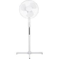 free standing fan basetech 50 w l x w x h 60 x 60 x 120 cm white