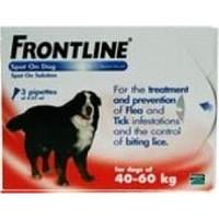 Frontline Spot On 40-60K Dog 4.02ml 3S Red Ex-Large Dog