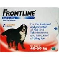 Frontline Spot On 40-60K Dog 4.02ml 6S Red Ex-Large Dog