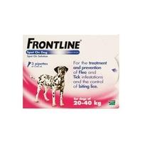 frontline spot on for large dogs 20kg to 40kg
