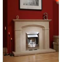 Franklin Limestone Fireplace Package With Gas Fire