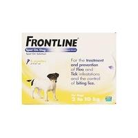 Frontline Spot On for Small Dogs - less than 10kg