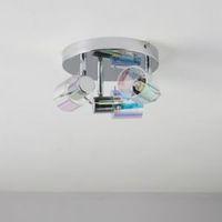 Fresn Iridescent 3 Lamp Plate Spotlight