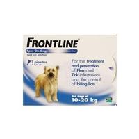 frontline spot on for medium dogs 10kg to 20kg