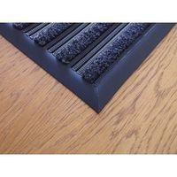 FRONTRUNNER SB PLUS ENTRANCE MAT 1MX 1.5M C/w RAMPED EDGE TO 4 SIDES BLACK WITH BLACK CARPET