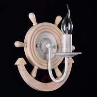 Frigate - wood wall light in sailor look