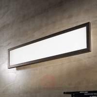 FRAME wall light in wenge, 22.2 x 96 cm