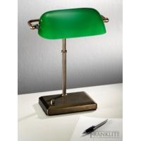 Franklite TL877 Bankers Lamp In Antique Bronze